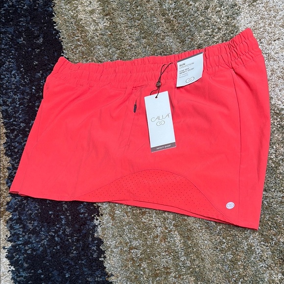 CALIA by Carrie Underwood Pants - Calia Run Collection Low Rise Infinity Short 3" Relaxed Fit Coral Women's XL NWT